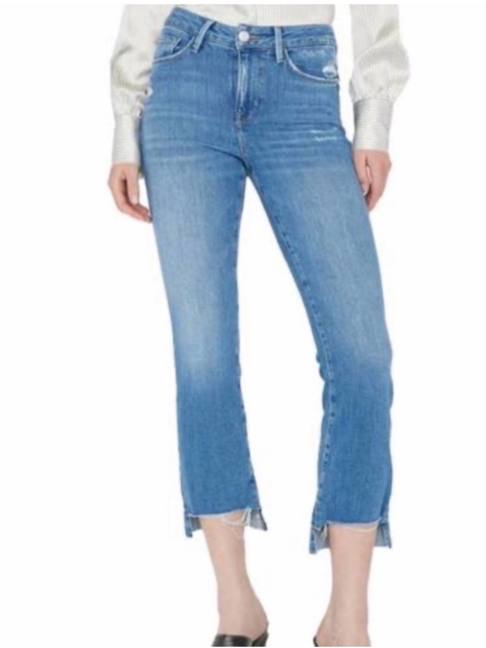 FRAME Le mini boot crop jeans size 28